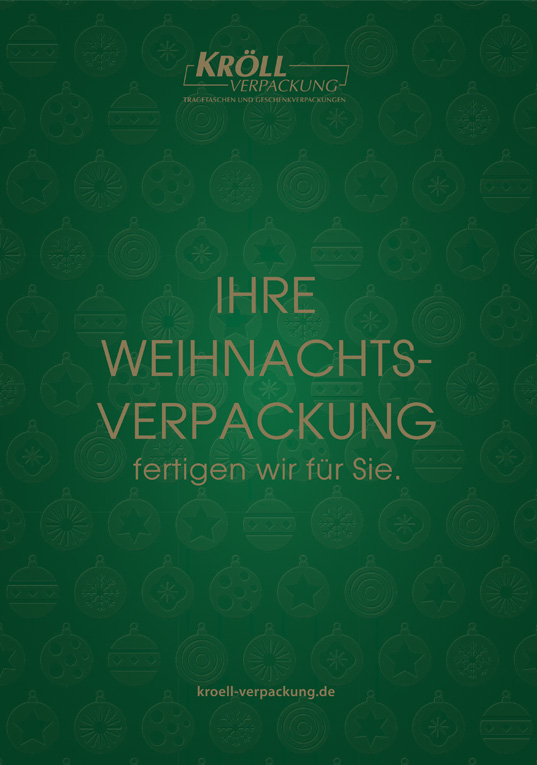 Boschüre Weihnachtsverpackungen