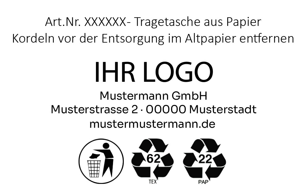PPWR-konformes Impressum der Kröll Verpackung für Druck im Taschenboden