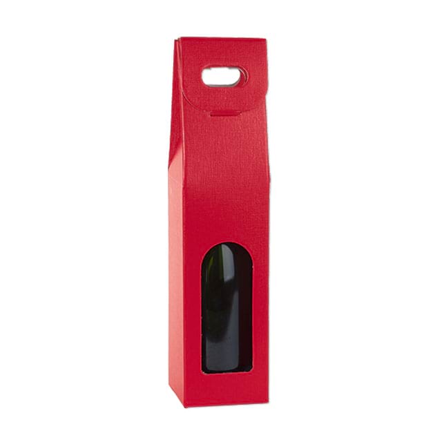 Flaschentragekartons Fibra Rosso, für 1 Flasche