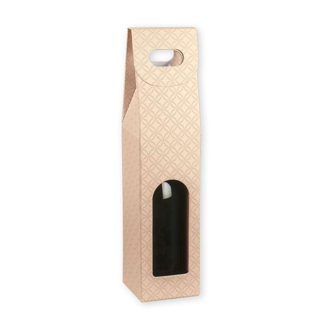Flaschentragekartons Matellassé Nudo für 1 Flasche