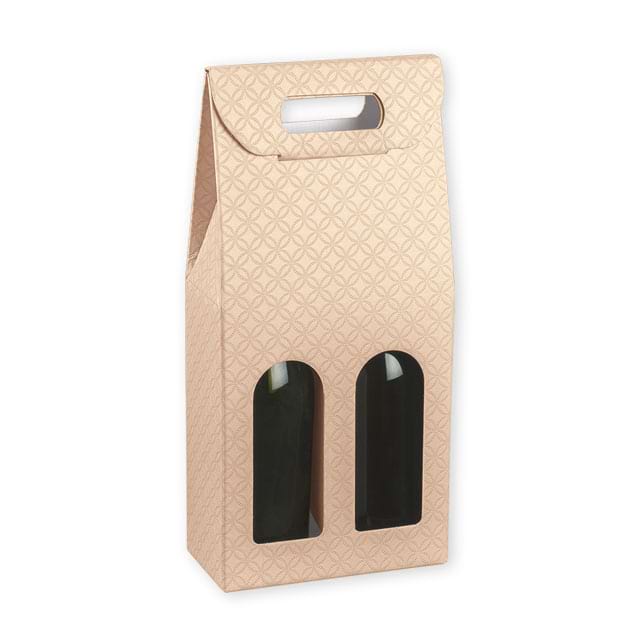 Flaschentragekartons Matellassé Nudo für 2 Flaschen