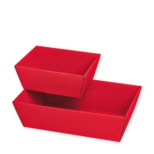Geschenkschalen Welle Rot