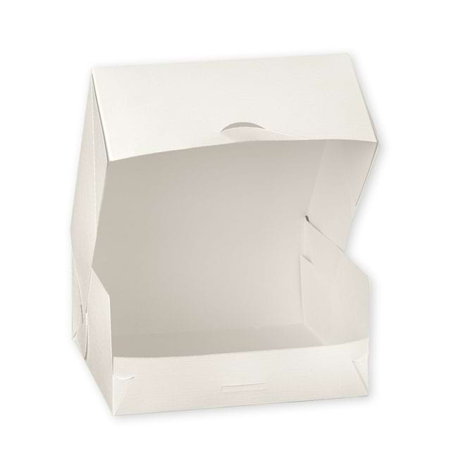 Klappdeckelschachtel Sweetie Fibra Bianco, offen