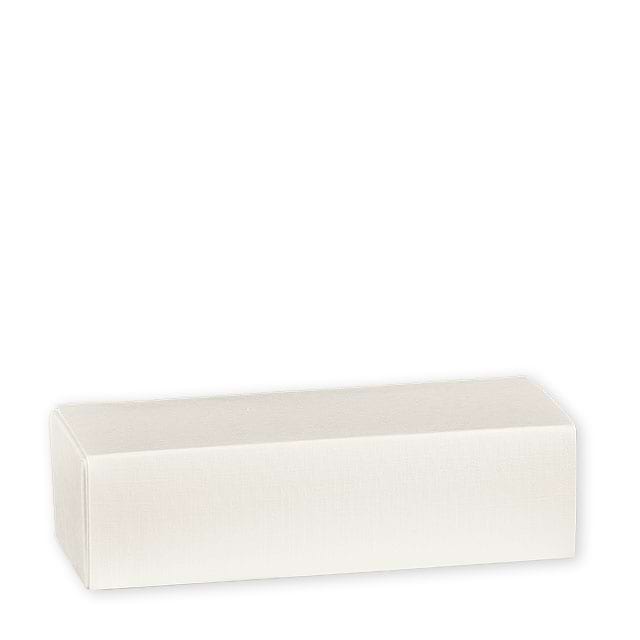 Pralinenschachteln Cassetto Quadretto Fibra Bianco, z.B. für ca. 6 Macarons