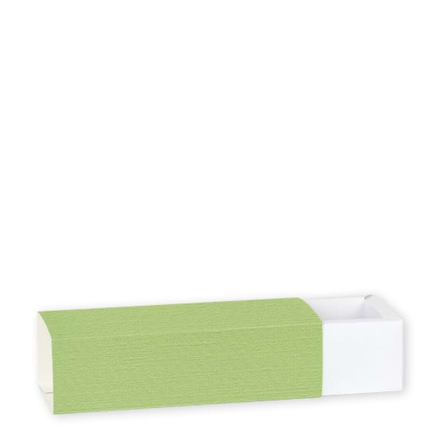 Pralinenschachteln Cassetto Quadretto Fibra Verdino, z.B. für ca. 4 Macarons