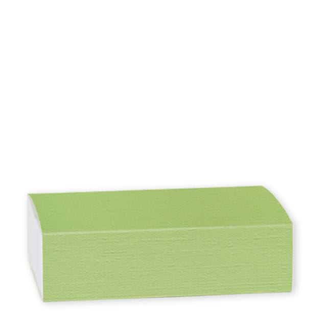 Pralinenschachteln Cassetto Quadretto Fibra Verdino, z.B. für ca. 6 Macarons