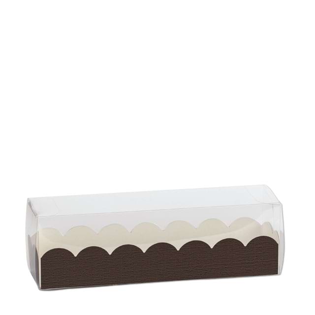 Faltschachteln Astuccio Fibra Marrone  für ca. 4 Macarons