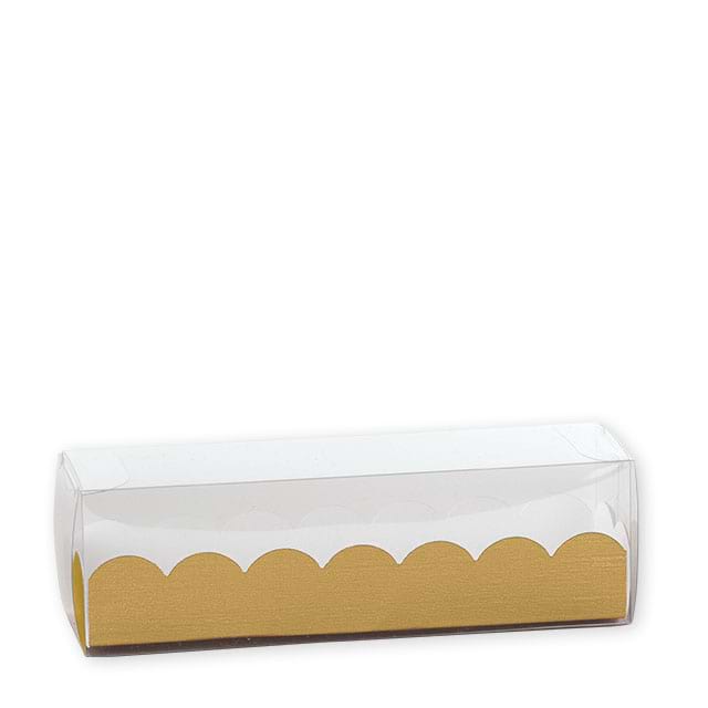 Faltschachteln Astuccio Fibra Oro für ca. 4 Macarons