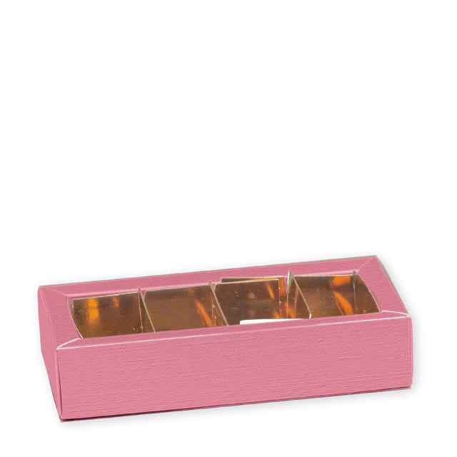 Pralinenschachteln Quadretto Fibra Fuchsia