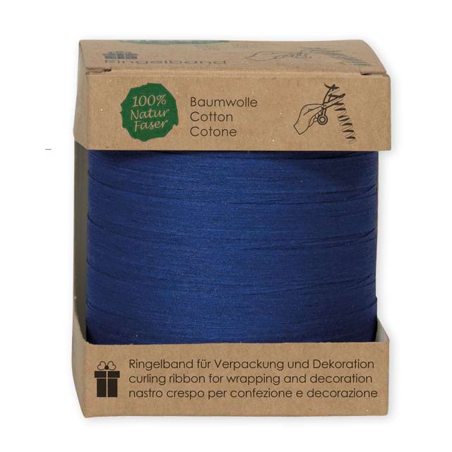 Baumwoll-Ringelband Nature Pack Royalblau