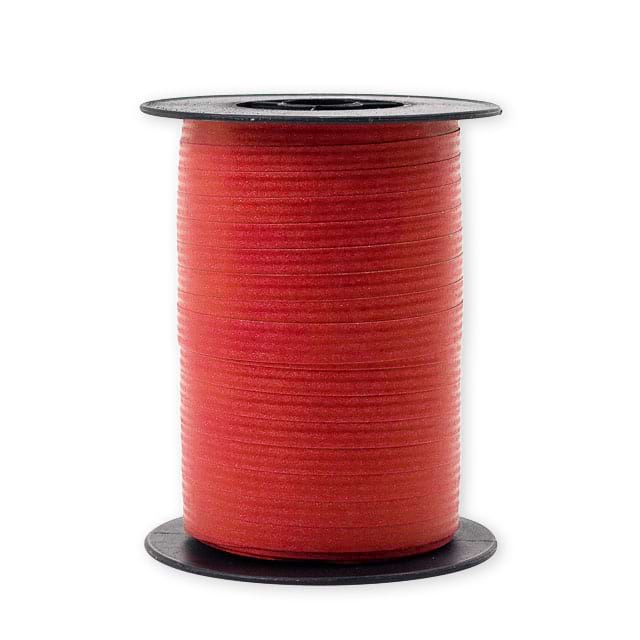 Nachhaltiges Ringelband Packpaper in Rot mit 100 lfm, sofort lieferbar