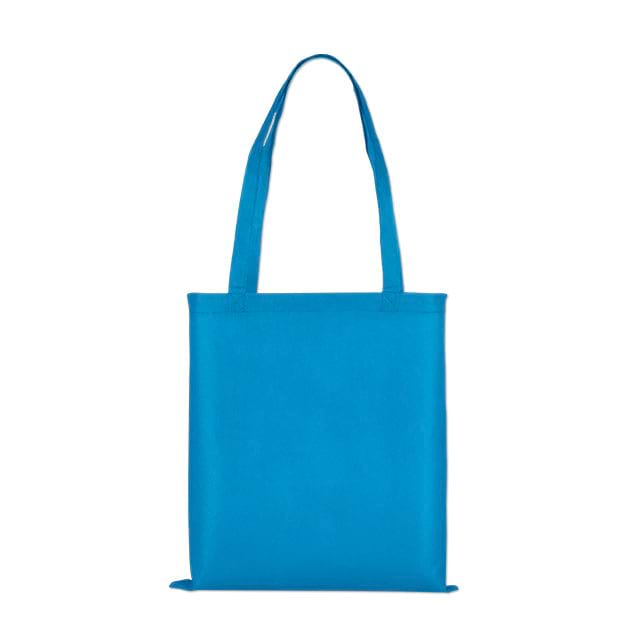 Stofftasche aus PP Non Woven Modell Montana Hellblau mit langen Henkeln