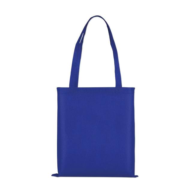 Stofftasche aus PP Non Woven Modell Montana Royalblau mit langen Henkeln