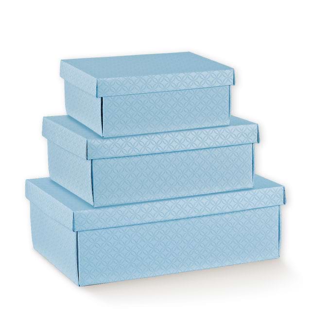 Geschenkschachteln Matellassé Azzuro