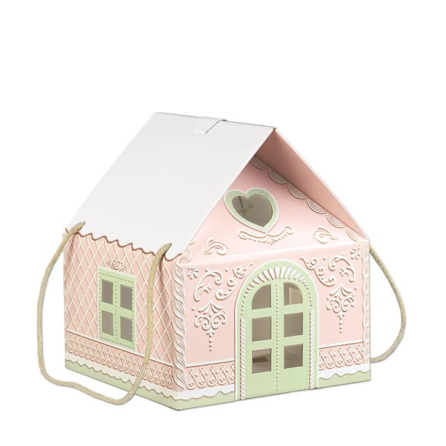 Tragekartons Casetta Pink Little Houses