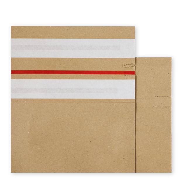 Papier-Versandtaschen Verschluß Kleberand