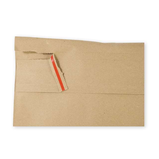 Papier-Versandtaschen Verschluß bzw. Boden Aufschritt