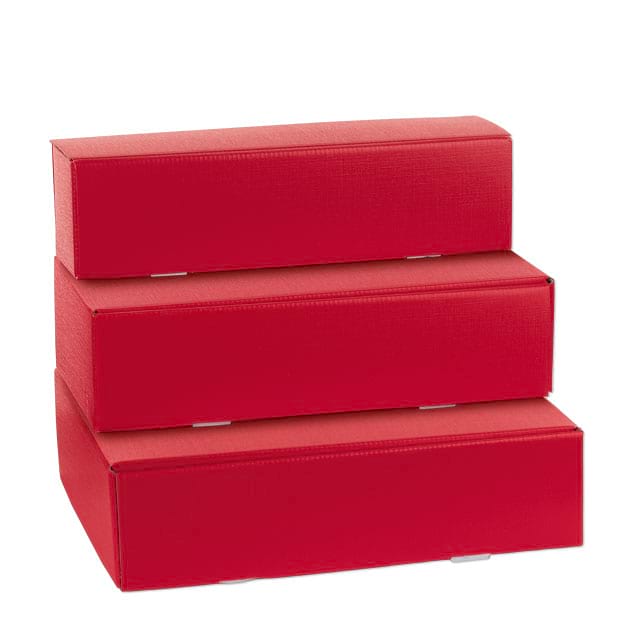 Präsentkartons Cantinetta Fibra Rosso