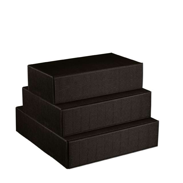 Präsentkartons Cantinetta Onda Nero