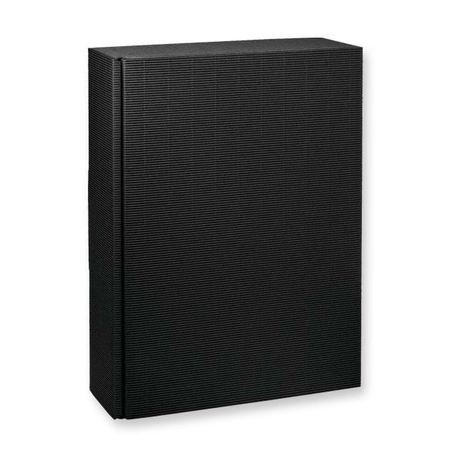 Präsentkartons Welle Schwarz für 3 Flaschen