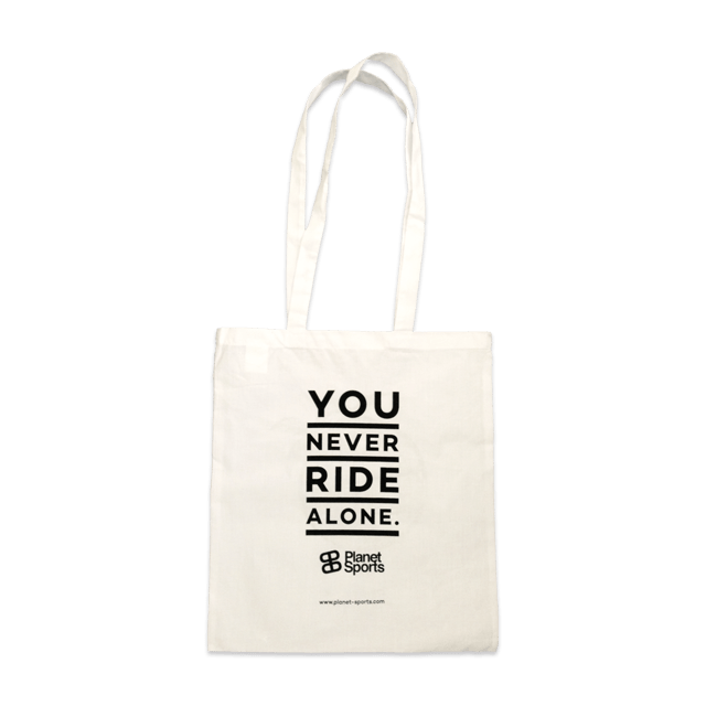 Baumwolltasche Texas für Sportgeschäfte: Weißes Design mit langen Henkeln als Werbetasche