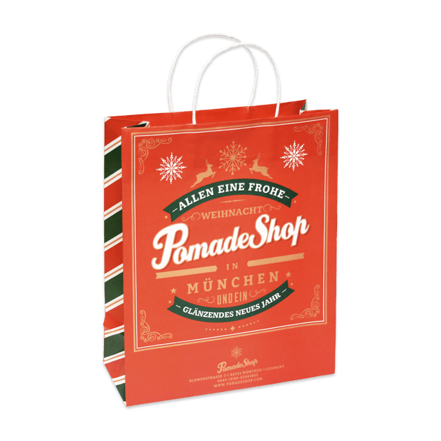  Retro-Look für Weihnachtsaktionen: Papiertasche Torino im 4c Offsetdruck