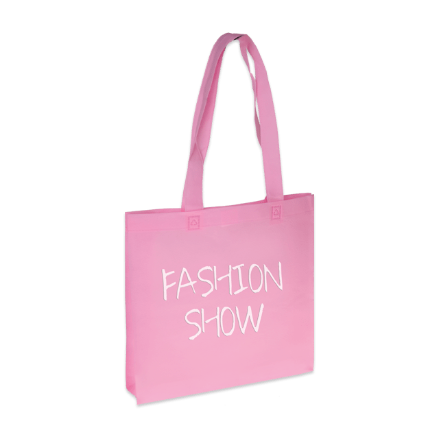  Werbetasche für Fashion-Shops: Non-Woven-Material mit Henkeln aus gleichem Material – schlicht & elegant