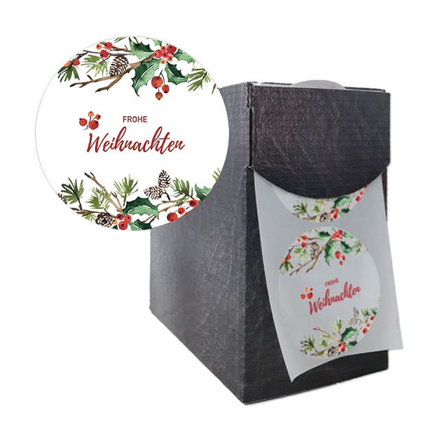 Klebeetiketten, selbstklebend. Ab 3.000 Stück mit Ihrem Logo